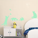 Honana,30X18CM,Fluorescent,Naughty,Butterfly,Sticker,Bedroom,Decor