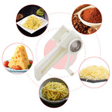 Kitchen,Speed,Grater,Slicer,Rotary,Cheese,Stainless,Steel,Blades,Handheld,Camping,Picnic