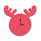 Wapiti,Creative,Clock,Living,Cartoon,Children's,Clock