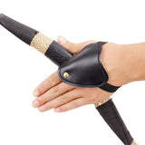 Archery,Finger,Glove,Finger,Protector,Safety,Archery,Hunting,Leather,Finger,Protection