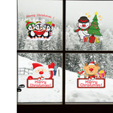 Miico,SK9108,Christmas,Sticker,Window,Cartoon,Penguin,Pattern,Stickers,Removable,Decoration