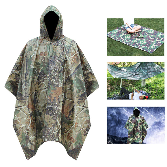 Multifunctional,Cover,Poncho,Raincoat,Sunshade,Shelts,Picnic,Outdoor,Camping,Hiking