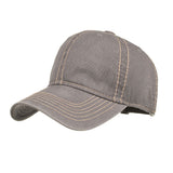 Women,Casual,Washed,Cotton,Baseball,Adjustable,Soild,Color,Visor