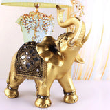 Lucky,Charm,Fengshui,Mascot,Golden,Elephant,Resin,Statue,Ornaments,Gifts,Decorations