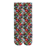 1Pair,Print,Adult,Thicken,Double,Sided,Socks,Casual,Cotton,Socks,Cosplay,Socks