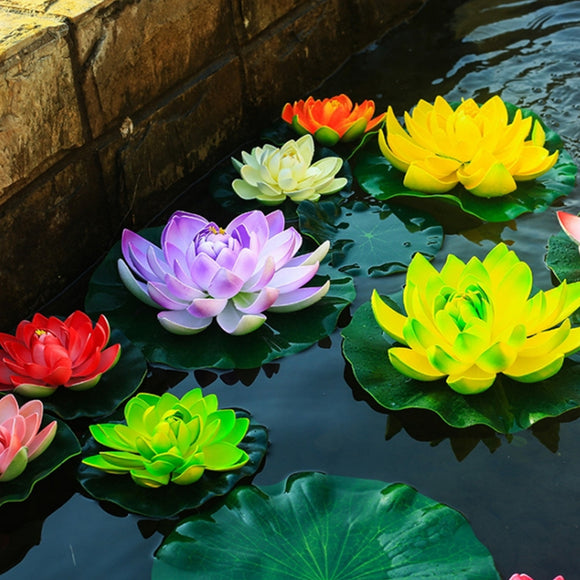 Floating,Artificial,Lotus,Aquarium,Water,Lotus,Flower,Decorations
