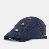 Newly,Cotton,Metal,Decoration,Fashion,Casual,Outdoor,Retro,Breathable,Visor,Beret,Forward