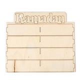 Wooden,Ramadan,Advent,Calendar,House,Drawer,Stand,Decorations