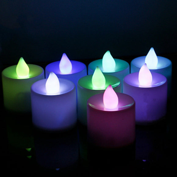 Flickering,Electronic,Colorful,Candles,Light,Candle,Christmas,Holiday,Decoration