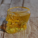 100ml,Clear,Glass,Clear,Skull,Water,Creative,Transparent,Drinking,Glass