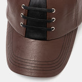 Collrown,Men's,Leather,Woven,Baseball