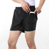 ARSUXEO,Men's,Running,Shorts,Waist,Quick,Zipper,Pocket,Sports,Fitness,Shorts