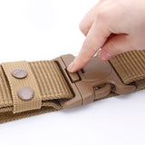 130CM,Men's,Weaving,Plate,Buckle,Military,Tactical,Outdoors,Sports,Waistband