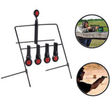 XMUND,Metal,Shooting,Targets,Stand,Resetting,Spinning,AR500,Steel,Targets,Pellet,Airgun,Shooting,Hunting,Tactical,Practice,Training,Supply