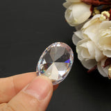 25mmx18mm,Artificial,Zircon,Round,Stunning,White,Sapphire,Gemstone,Decorations