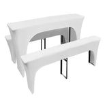 KCASA,White,Elastic,Cover,Cotton,Stretch,Slipcovers,Living,Corner,Couch,Protector