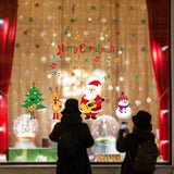 Miico,SK9247,Merry,Christmas,Cartoon,Sticker,Removable,Christmas,Party,Decoration