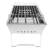 45x24x7.5cm,Stainless,Steel,Grill,Outdoor,Stainless,Barbecue,Portable,Camping,Barbecue,Grill,Multifunction,Stove