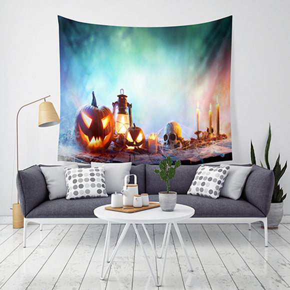 Loskii,Halloween,Tapestry,Pumpkin,Print,Hanging,Tapestry,Decor,Halloween,Decorations