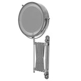 Folding,Telescopic,Bathroom,Makeup,Mirrors,Mounted,Magnifying