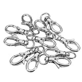 10Pcs,Silver,Alloy,Swivel,Lobster,Clasp,8.5mm,Round