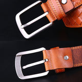 Genuine,Leather,Solid,Color,Retro,Handmade,Woven,Jeans,Skirt,Belts