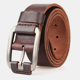 Genuine,Leather,Men's,Casual,Waistband,Waist,Strap,Retro