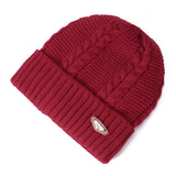 Women,Cashmere,Knitted,Beanie,Protection,Solid,Outdoor