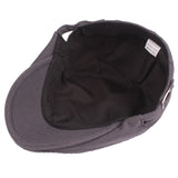 Men's,Forward,Monochrome,Cotton,Beret