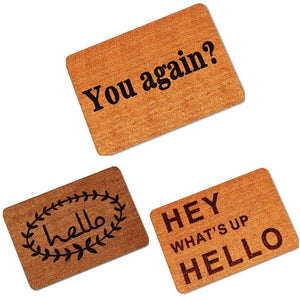 40x60cm,Rubber,Floor,Funny,Hello,Welcome,Front,Doormat,Indoor,Outdoor
