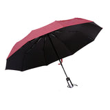 Automatic,Umbrella,People,Windproof,Sunscreen,Umbrella,Camping,Three,Folding,Sunshade