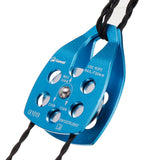 A7075,Aerospace,Aluminum,Climbing,Rescue,Double,Pulley,Speed,Cable,Trolley