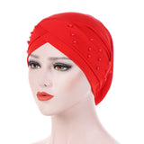 Womens,Elastic,Polyester,Earmuffs,Chemo,Cross,Breathable,Turban