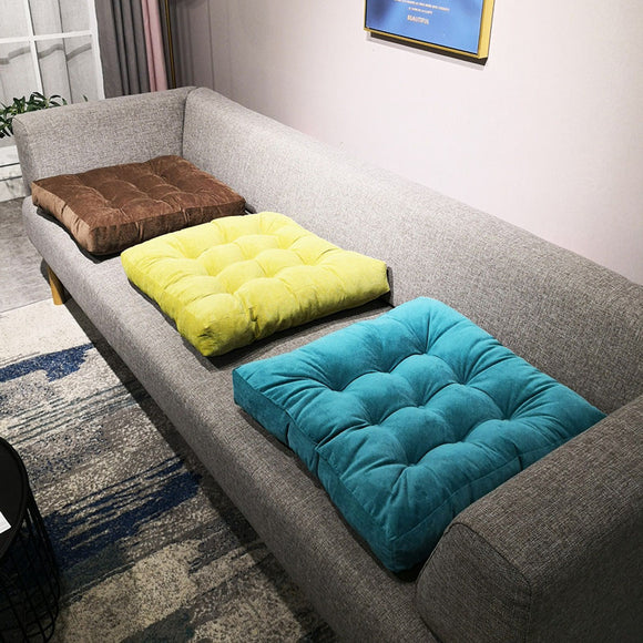 Colors,Corduroy,Tatami,Futon,Plush,Thickening,Cushion,Office,Window,Balcony