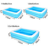 Summer,Inflatable,Swimming,Household,Rectangular,Marine,Resistant,Adults,Bathtub