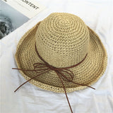 Women,Foldable,Sunscreen,Bucket,Straw,Outdoor,Casual,Travel,Beach,Floppy