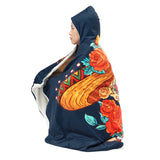 130x150cm,Hooded,Blanket,Wearable,Thickened,Double,Plush,Digital,Printing,Blankets