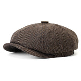 Collrown,Visor,Woolen,Blending,Newsboy,Beret,Outdoor,Casual,Winter,Cabbie