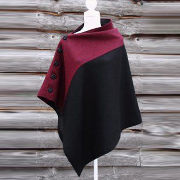 Womens,Shawl,Bespoke,Luxury,Tweed,Capes,Wraps