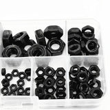 Suleve,MXCH13,140Pcs,Black,Carbon,Steel,Washer,Hexagonal