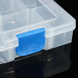 Compartment,Removable,Fishing,Tackle,Transparent,Plastic,Fishing,27.5*18.5*4.5cm