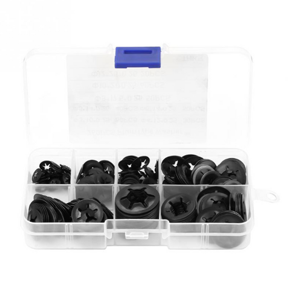 Suleve,260Pcs,Washers,Starlock,Locking,Washers,Metal,Quick,Speed,Locking,Fastener,Assortment