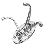 Silver,Triple,Swivel,Hooks,Folding,Swing,Mount,Alloy,Clothes,Towel,Hanger