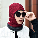 Velvet,Thick,Winter,Protection,Windproof,Knitted