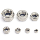 165Pcs,Stainless,Steel,Nylon,Insert,Locknut,Assortment