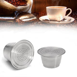 Reusable,Stainless,Steel,Refillable,Coffee,Capsule,Nespresso,Machine