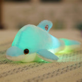 Luminous,Plush,Dolphin,Glowing,Light,Animal,Colorful,Pillow