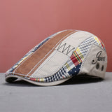 Women,Cotton,Washed,Beret,Buckle,Adjustable,Paper,Newsboy,Cabbie,Gentleman