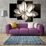 Miico,Painted,Combination,Decorative,Paintings,Botanic,Lotus,Decoration