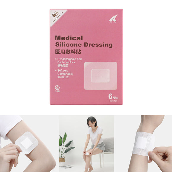 Huazhou,Waterproof,Wound,Plaster,Sterile,Silicone,Dressing,Breathable,Navel,Paster,Bandage